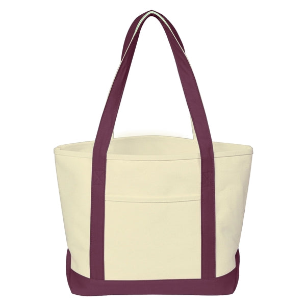 Heavy Cotton Canvas Boat Tote Bag