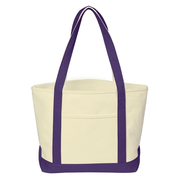 Heavy Cotton Canvas Boat Tote Bag