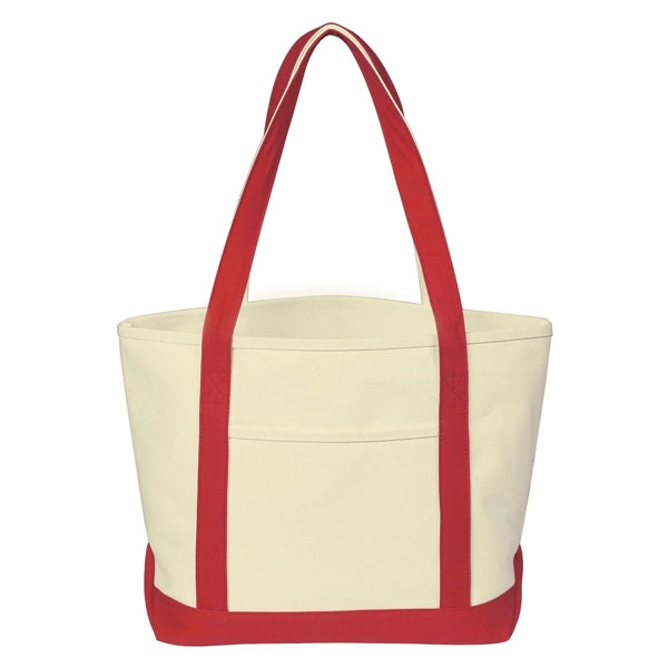 Heavy Cotton Canvas Boat Tote Bag