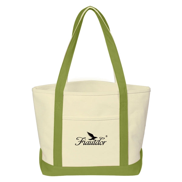 Heavy Cotton Canvas Boat Tote Bag