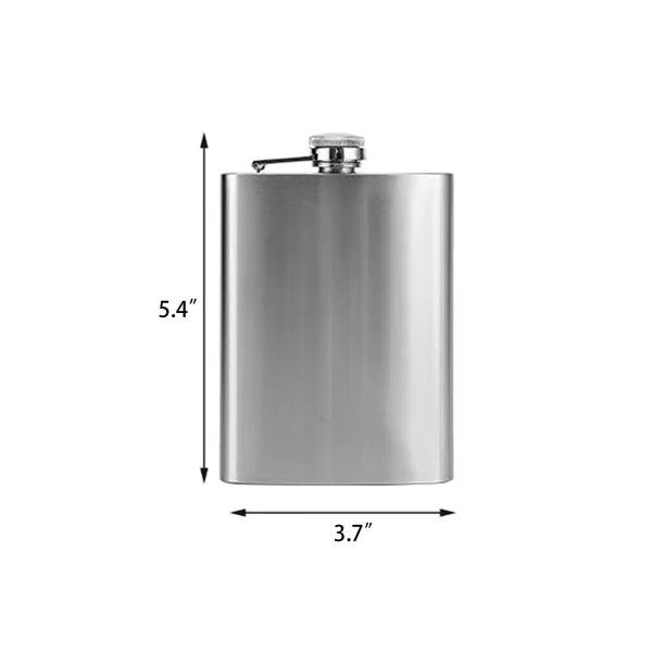 8 Oz. Stainless Steel Hip Flask