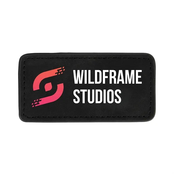 Leatherette Patch With Hook Backing