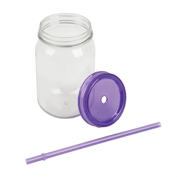 Bootlegger II 27 oz. RPET Mason Jar Tumbler