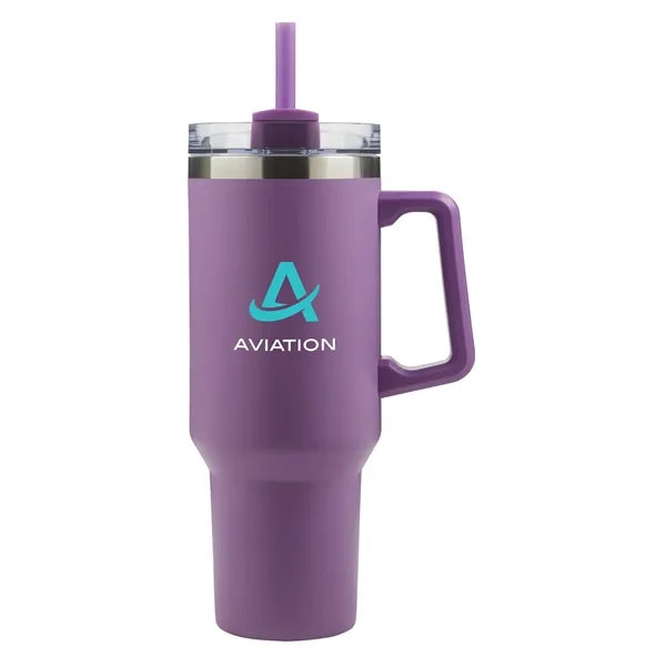 Lucas 40 oz. Double Wall, Stainless Steel Travel Mug