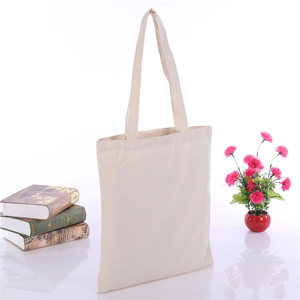 10A Heavy Strong Natural Canvas Tote in 13 3/4" X 9 7/8"