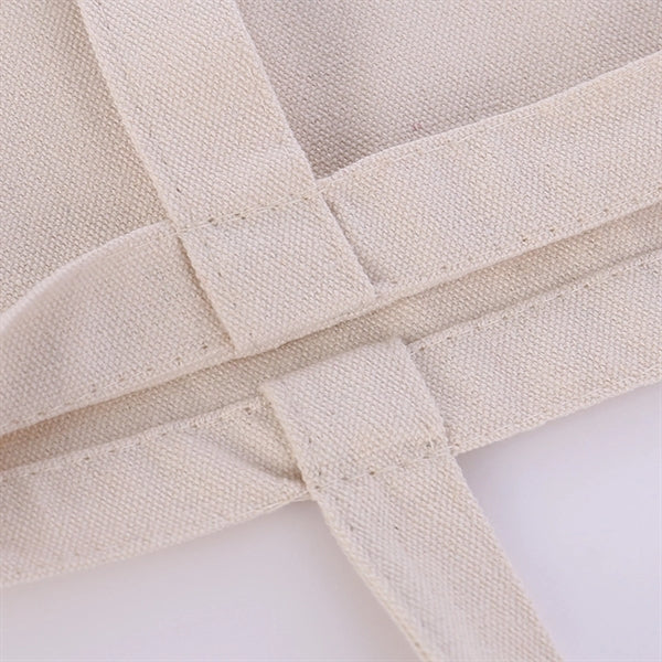 10A Heavy Strong Natural Canvas Tote in 13 3/4" X 9 7/8"