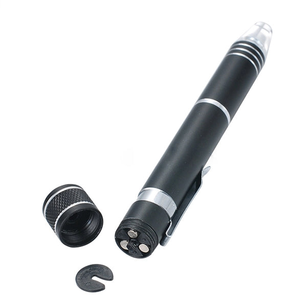 Screwdriver Set 6 in 1 Pen-shaped with LED Flashlight