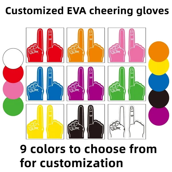 18" Eva Foam Finger for Sports Celebration Poms