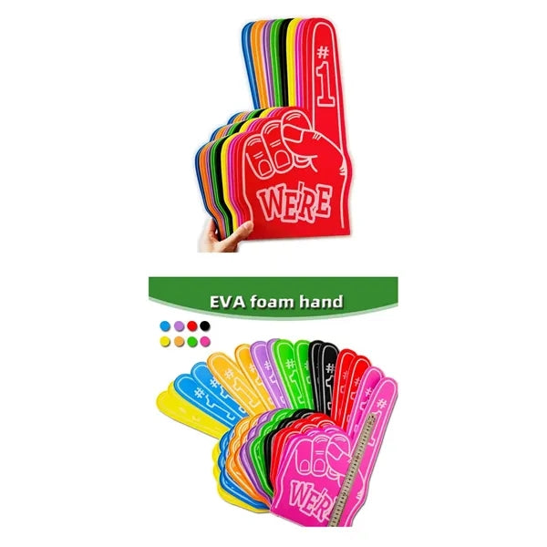 18" Eva Foam Finger for Sports Celebration Poms