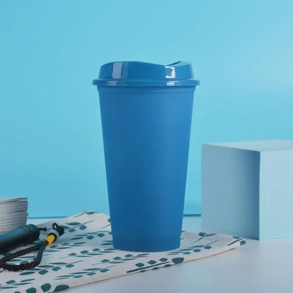 16 oz Hot Color Changing Cups With Lids