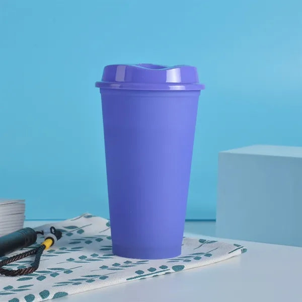 16 oz Hot Color Changing Cups With Lids