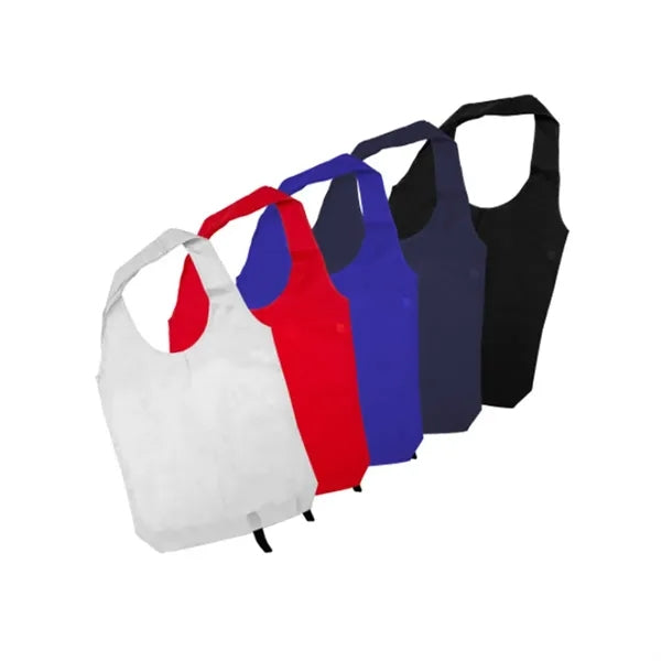 Foldable Nylon Grocery Tote Bag with Carry Handles