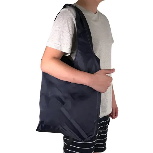Foldable Nylon Grocery Tote Bag with Carry Handles