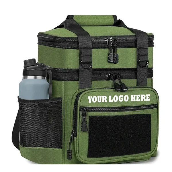 Double Deck Insulated Lunch Bag