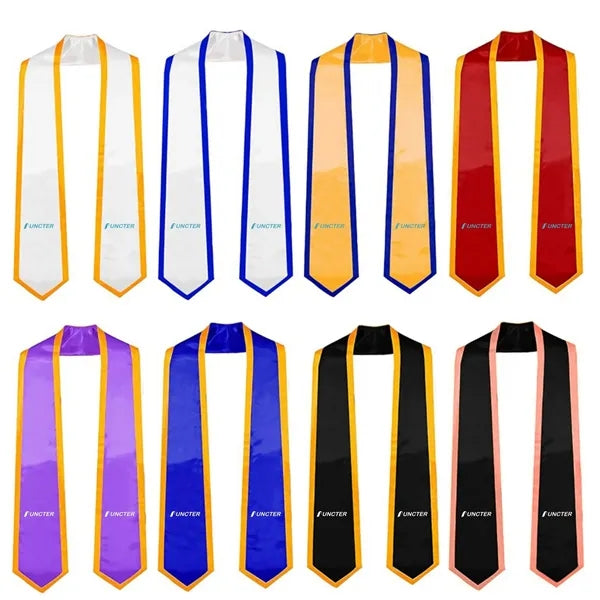 72"L Unisex Adult Plain Graduation Stole