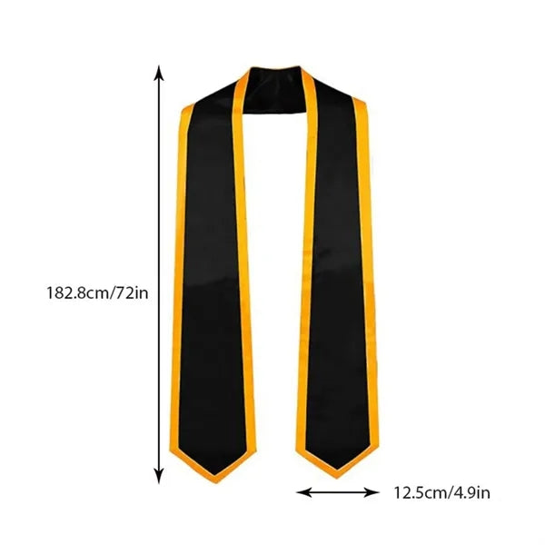 72"L Unisex Adult Plain Graduation Stole