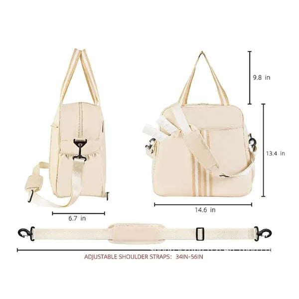 Large Sports Travel Duffel Bag with Shoe Compartment