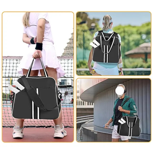 Large Sports Travel Duffel Bag with Shoe Compartment