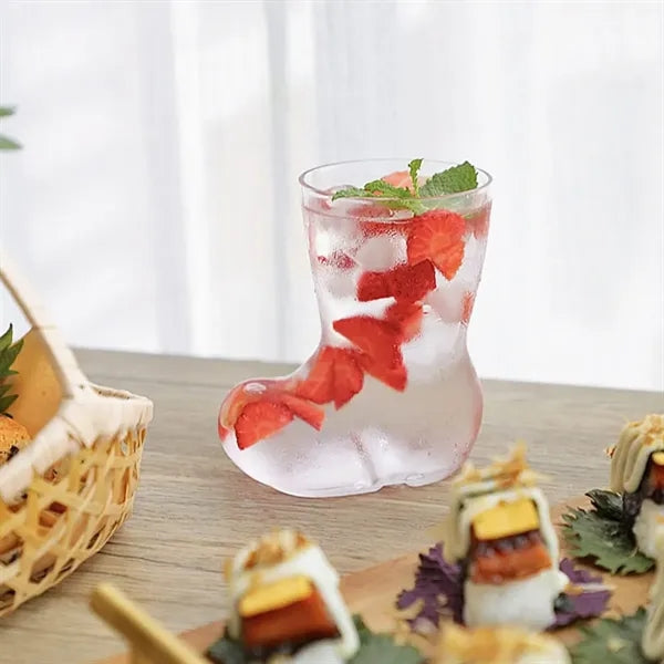 12oz. Boot Shaped Glass Cocktail Mug