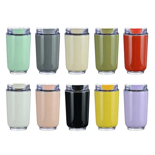 14oz. Stainless Steel Travel Tumbler with Lid