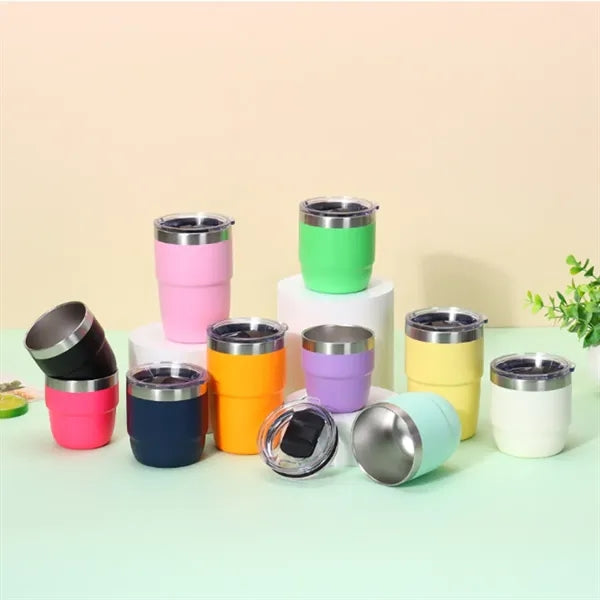 8oz. Stainless Steel Insulated Mini Tumbler for Hot and Cold