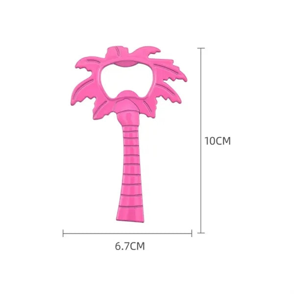 Tropical Palm Tree Zinc Alloy Bottle Opener for Events