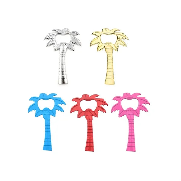 Tropical Palm Tree Zinc Alloy Bottle Opener for Events
