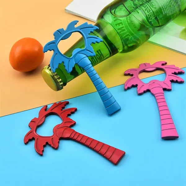 Tropical Palm Tree Zinc Alloy Bottle Opener for Events