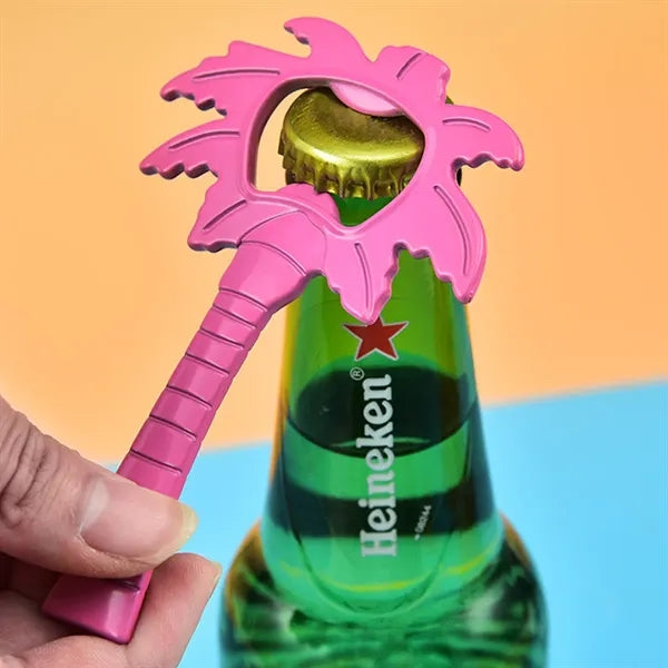 Tropical Palm Tree Zinc Alloy Bottle Opener for Events