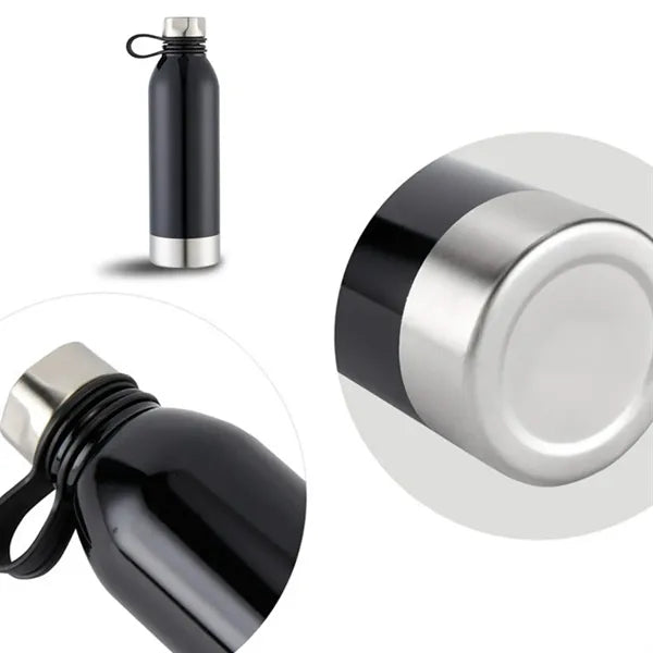25oz. Stainless Steel Sports Bottle with Loop Cap