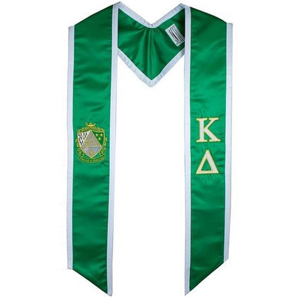 Embroidered Graduation Stole with color edge (Free shipping)