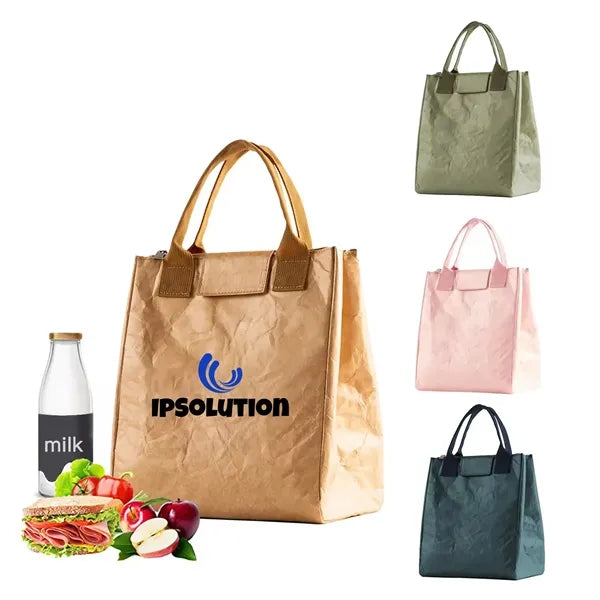 Dupont Paper Insulated Zipper Bag