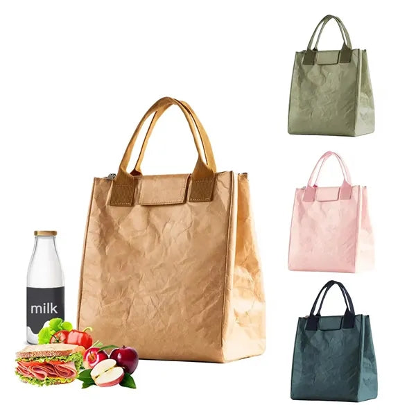 Dupont Paper Insulated Zipper Bag