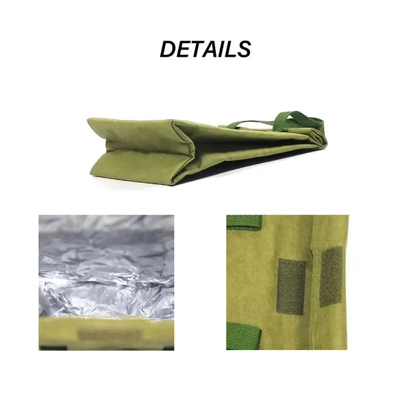 Dupont Paper Insulated Zipper Bag