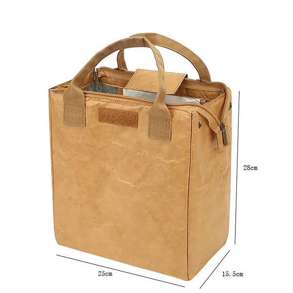 Dupont Paper Insulated Zipper Bag