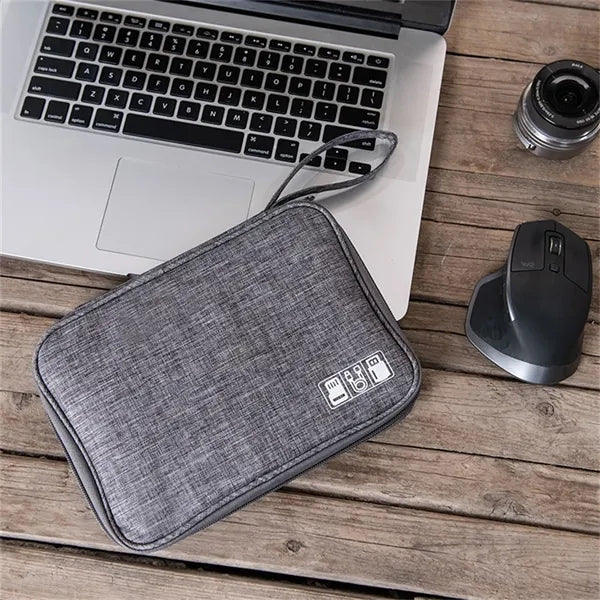 Compact Cable Organizer Bag for Tech Accessories Travel Usev