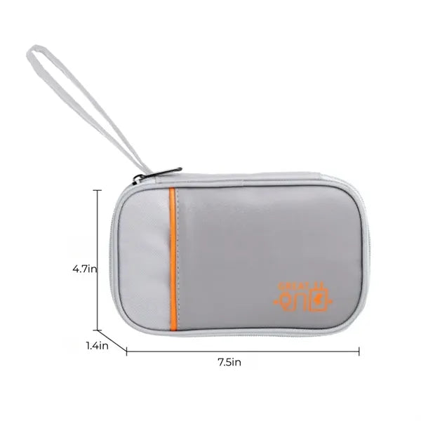 Portable Tech Organizer Bag for Power Bank Cables Earbuds