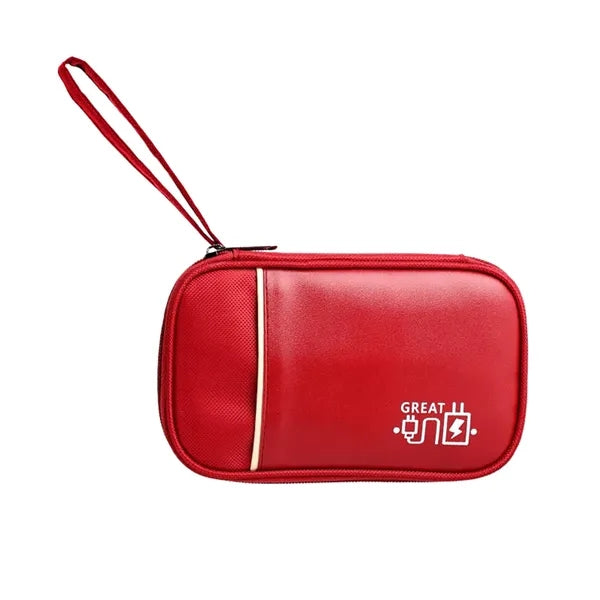 Portable Tech Organizer Bag for Power Bank Cables Earbuds