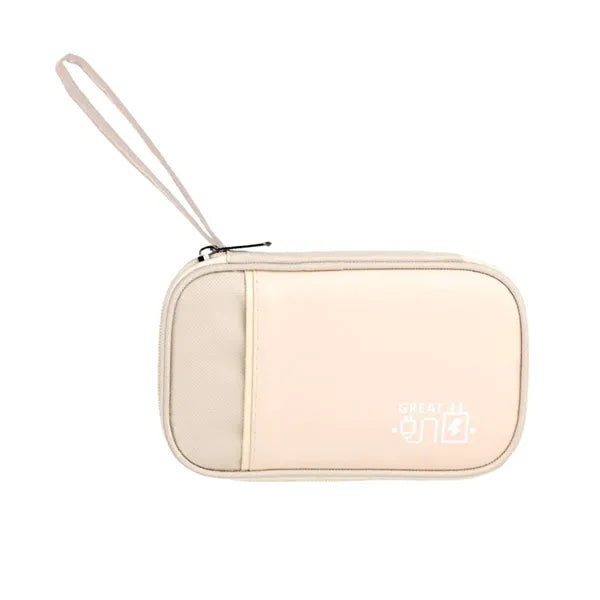 Portable Tech Organizer Bag for Power Bank Cables Earbuds