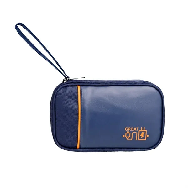 Portable Tech Organizer Bag for Power Bank Cables Earbuds
