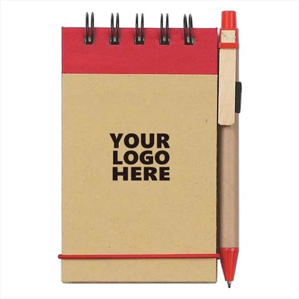 Top Spiral Pocket Notepad with Pen