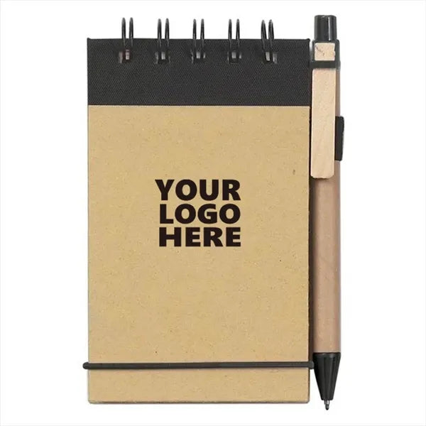 Top Spiral Pocket Notepad with Pen