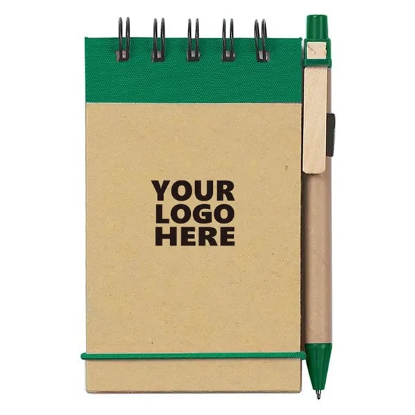 Top Spiral Pocket Notepad with Pen