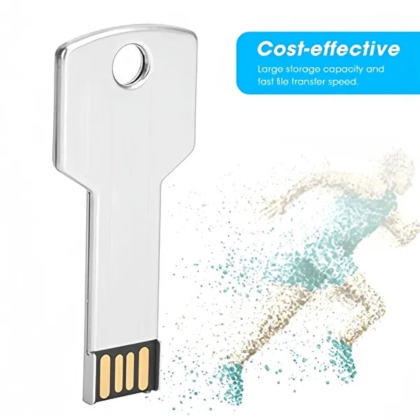 Key Aluminum USB Flash Drive Portable Storage Data