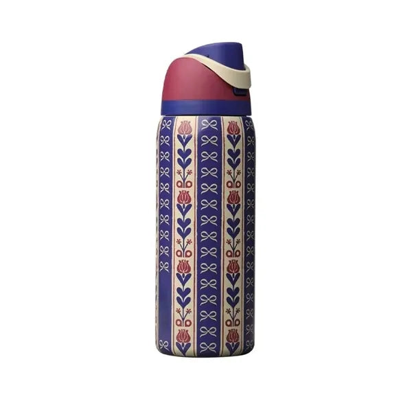 Sports Water Bottle with Straw, BPA-Free
