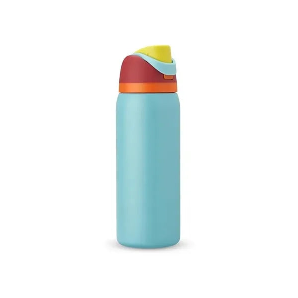 Sports Water Bottle with Straw, BPA-Free