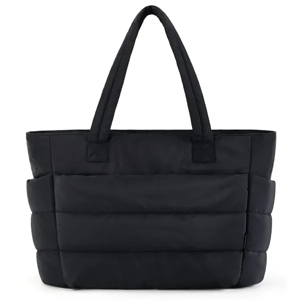 Puffer Tote Large Quilted Shoulder Bag for Work Travel