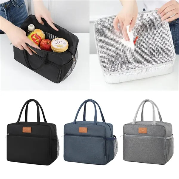Insulated Lunch Cooler Bag - Portable & Leakproof