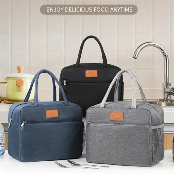 Insulated Lunch Cooler Bag - Portable & Leakproof