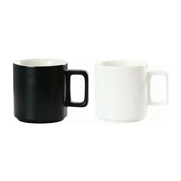 14.5oz Square Handle Ceramic Mug for Office Home Use